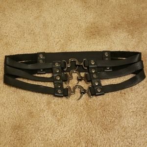 Pinup Girl Leather corset belt